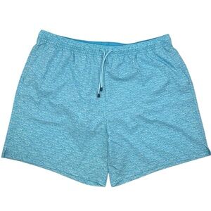 Peter Millar Ocean Traffic Fish Print Swim Trunks Size XXL